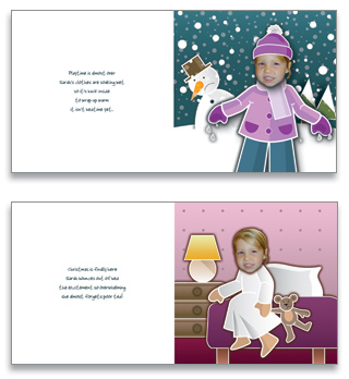 Christmas Book - sample internal pages